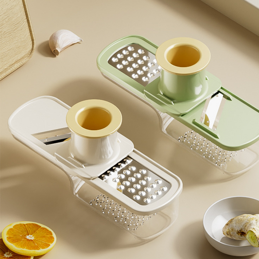 3-i-1 mandolin med behållare