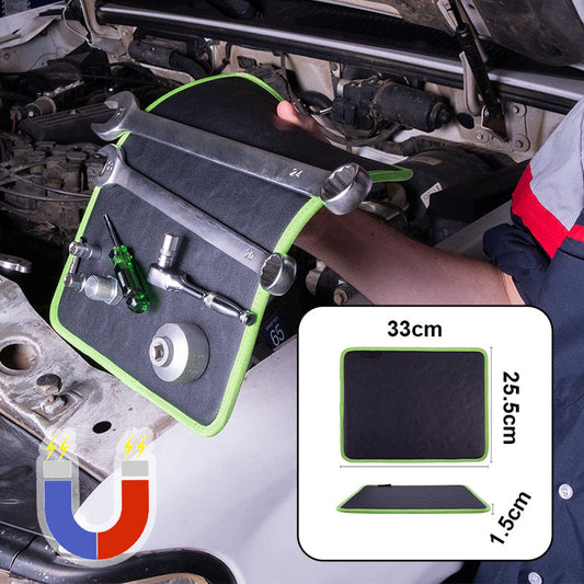 🧲 Håll verktygen exakt där du behöver dem – kraftfull magnetisk verktygsmatta för skruvar, bits och metalldelar