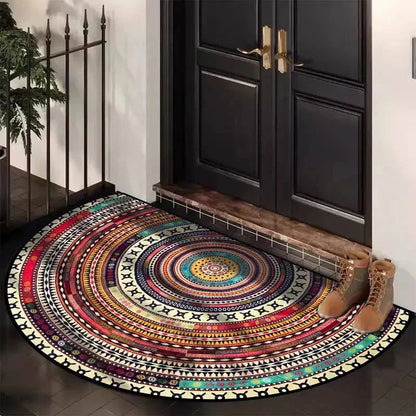 ✨ Boho halvmåne dörrmatta – dekorativ, stilren och perfekt för entrén 🏡 50 % RABATT