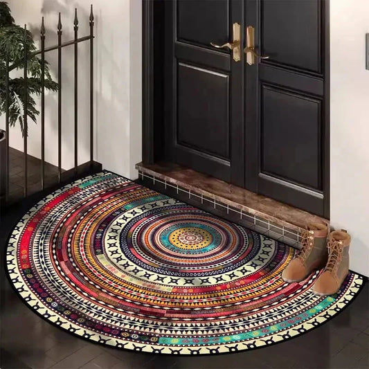 ✨ Boho halvmåne dörrmatta – dekorativ, stilren och perfekt för entrén 🏡 50 % RABATT