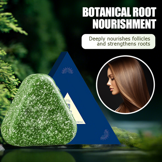 Naturligt schampotvål för att stärka håret