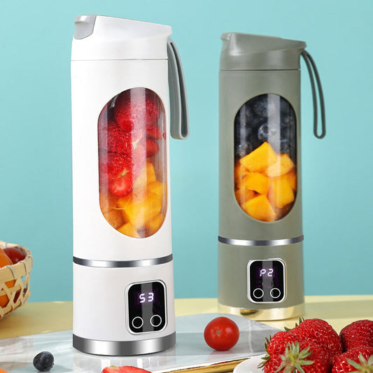 🍊 Färsk juice när du vill – kompakt juicepress utan sladd för enkel pressning hemma