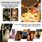 ✨ Elektronisk ljusstake med svängbar LED-låga – skapar en mysig, romantisk atmosfär i alla rum, perfekt för middagar, fester & lugna kvällar 🕯️