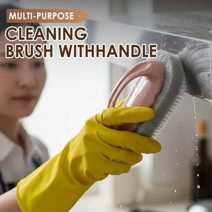 Multi-Purpose Cleaning Brush with Handle