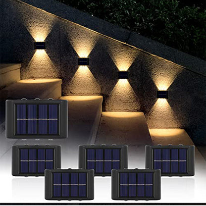 Solar Powered Upp & Ner Vägglampa