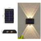 Solar Powered Upp & Ner Vägglampa