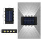 Solar Powered Upp & Ner Vägglampa
