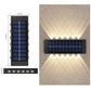 Solar Powered Upp & Ner Vägglampa