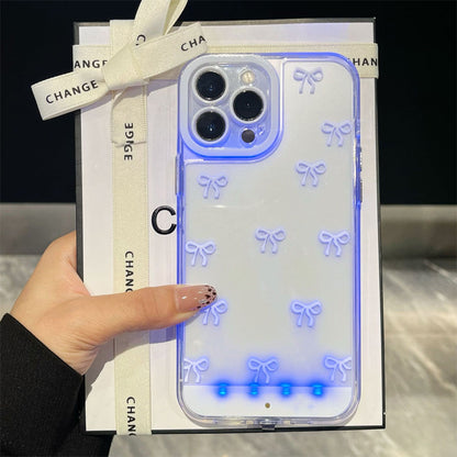 🎀 Glittrigt mobilskal med rosettdesign – elegant skydd med extra glamour ✨📱
