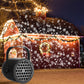 🎄 50 % RABATT! USB-julprojektor med 16 mönster, HD-projektion och justerbar vinkel