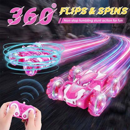 🏎️ BEGRÄNSAD TID – 50 % RABATT! Kör på båda sidor och gör häftiga stunts – dubbelsidig fjärrstyrd stuntbil