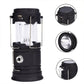 🏕️ 50% RABATT! Solcellsdriven hopfällbar 2‑i‑1‑lampa – bordslampa & ficklampa för camping, grillkvällar och utomhusfester 🔦