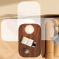🛋️ Ha allt nära till hands utan att ta extra plats – C-format sidobord med roterande bricka och justerbar design