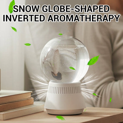 🔥⏰ Julens specialerbjudanden 🔥Snöglobformad inverterad aromaterapi
