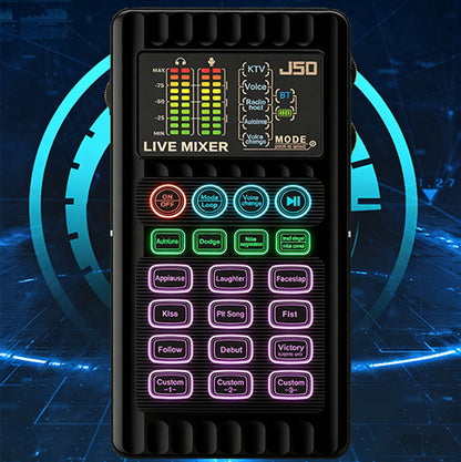 🎤 50 % RABATT! Byt röst, lägg till effekter och streama var du vill – portabelt live-ljudkort med brusreducering