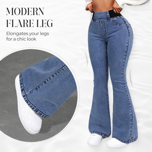 Retro Flare Bukser • Hövmadiga & Formande Vidbensade Byxor ✨