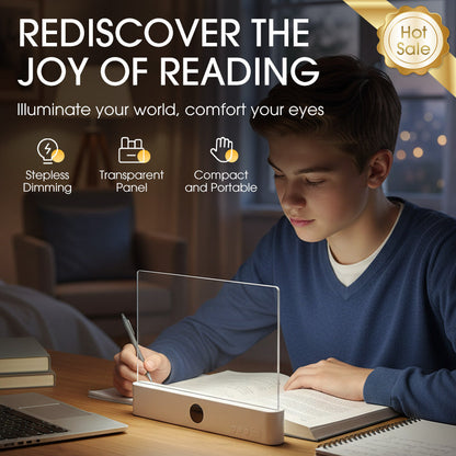 📚 50 % RABATT! Läs bekvämt i rätt ljus – LED-läslampa med justerbar ljusstyrka och flexibel hals