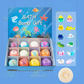 🛁🌊 Havstema Badbomber | 60g*12 St, Skummande Badtid & Rolig Presentidé ✨