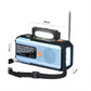 📻🔋 Solcells- och vevdriven nödradio – FM/AM/NOAA, LED-ficklampa & nödladdning för mobilen ⛺⚡