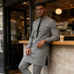 👔 60% RABATT! 🔥 Herr Modern Mandarin Krage Tunika & Byxor Set – Elegant Design, Bekväm Passform & Perfekt För Festliga Tillfällen 🎩