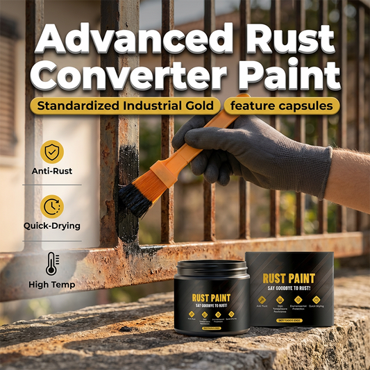 🛡️ Rostiga ytor blir som nya – vattenbaserad rostomvandlare med metallisk finish 🎨 Köp 2 få 1 gratis