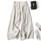 ☀️ Bekväma hela dagen – luftiga bomulls- och linnebyxor med vida ben 👖 50 % RABATT