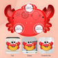 🦀 Gör badstunden till en rolig lekstund – krabbformad bubbelmaskin med musik för barn