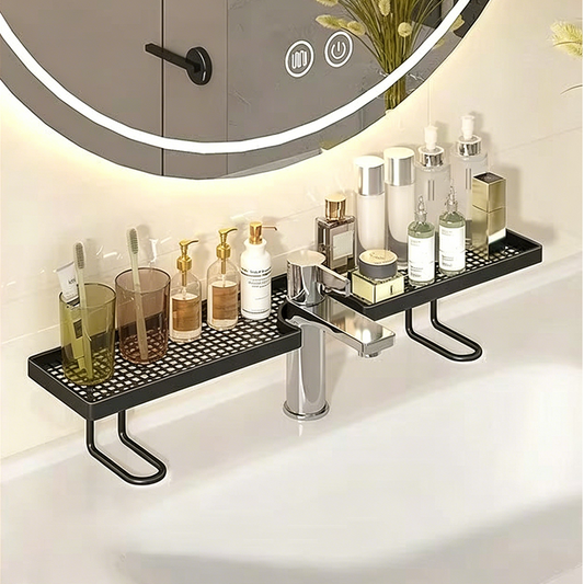 🚰 Mer plats vid handfatet – smart kranhylla som håller tvål och småsaker organiserade