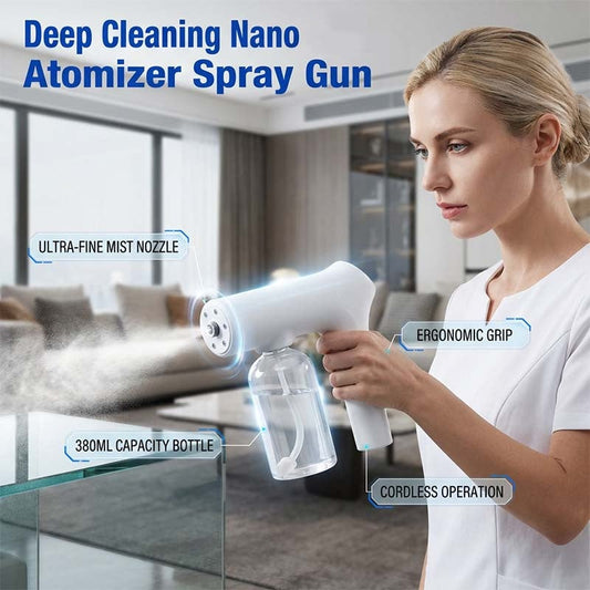 🚗🏠 50 000+ SÅLDA! Trådlös nano-spraypistol för snabb och jämn rengöring utan kablar
