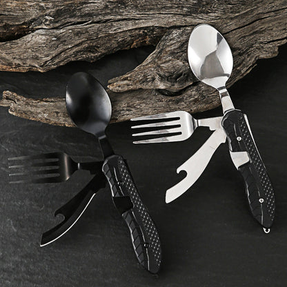 🍴 50 % RABATT NU! – 4-i-1 multifunktionellt bestickset som ersätter flera bestick