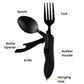 🍴 50 % RABATT NU! – 4-i-1 multifunktionellt bestickset som ersätter flera bestick