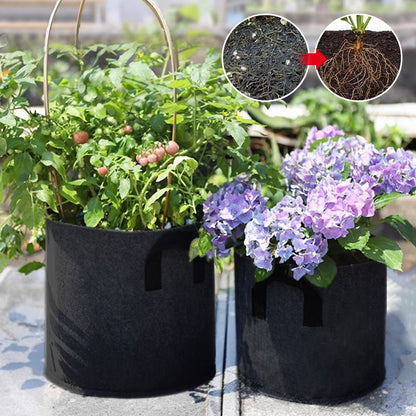 🌱 50 % RABATT! Ge rötterna mer luft – mikroventilerad odlingspåse i geotextil för starkare och friskare växttillväxt