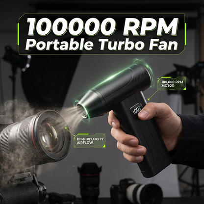 💨 50 % RABATT NU! 🔧 Högvarvig luftblåsare & luftdammare – 100 000 RPM, fickstorlek & LED-batteridisplay 🌪️