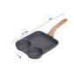 🍳50% RABATT NU! 3-i-1 non-stick frukostpanna, flerfacksdelad stekpanna, jämn värmefördelning, kompatibel med alla spishällar för ägg, pannkakor och morgonmåltider