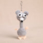 Long Neck Plush Animal Bag Pendant