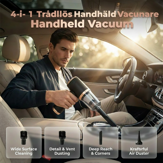 4-i-1 Trådlös Handhållen Dammsugare