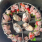🔥 Grillresultat hemma – rostfritt grillgaller med spett för saftig gyros, kebab & kött 🍖