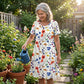 🌸 Trött på tajta sommarklänningar? Luftig blommig klänning med fickor – bekväm hela dagen ✨ 40 % RABATT