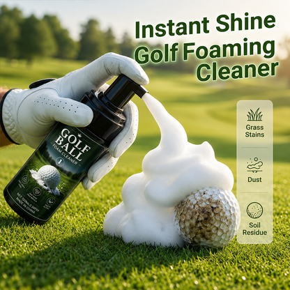 ⛳ Gräs, lera och smuts fastnar snabbt – portabel skumrengöring håller golfbollarna rena ✨