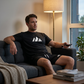 🏃 50% RABATT! ✨ Herr Sommarset – Geometriskt mönstrad T-shirt med korta ärmar & dragsko-shorts | Andningsbart & Stilrent 🌊