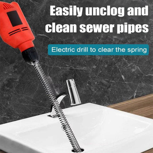 🔥 Slipp dyra rörmokare – flexibel avloppsfjäder som snabbt rensar bort stopp hemma 🚿