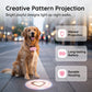 🔥 Gör din hund till den mest iögonfallande på gatan – lysande projektorhalsband för säkrare och roligare kvällspromenader 🐶✨