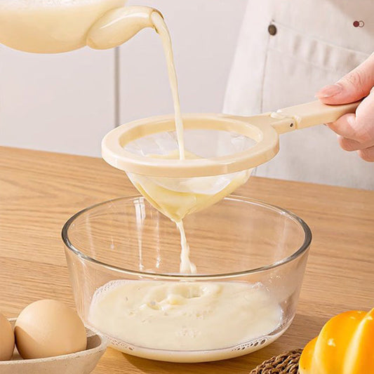 ✨ Multifunktionell kökstratt med sil – häll, filtrera och fyll enkelt utan spill 🥣