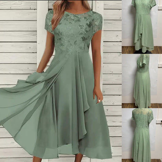 👗 50 % RABATT NU! ✨ Känn dig elegant varje dag – feminin tyllklänning med vackert fall