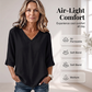🔥 50 % RABATT! V-ringad damblus – bekväm vardagsstil med elegant passform ✨