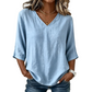 🔥 50 % RABATT! V-ringad damblus – bekväm vardagsstil med elegant passform ✨