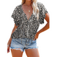 ✨ Blommig V-ringad blus – feminin stil för vardag, arbete och fritid 🌷