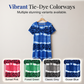 🔥 50 % RABATT! V-ringad tie-dye leopardklänning – avslappnad stil med unik design 🌸