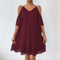 ✨ Elegant V-ringad damklänning – vackert fall, feminin stil och perfekt för sommaren