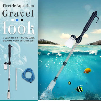 🐠 50 % RABATT NU! – Rengör akvariet enklare med elektrisk grusrensare utan att störa fiskarna